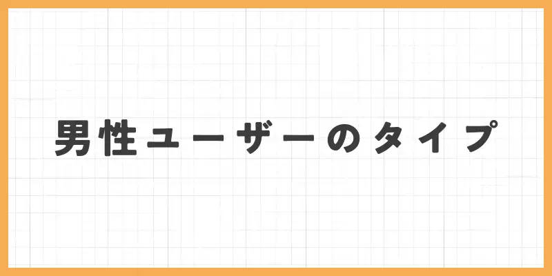 アダルトチャットレディの男性ユーザーのタイプのバナー