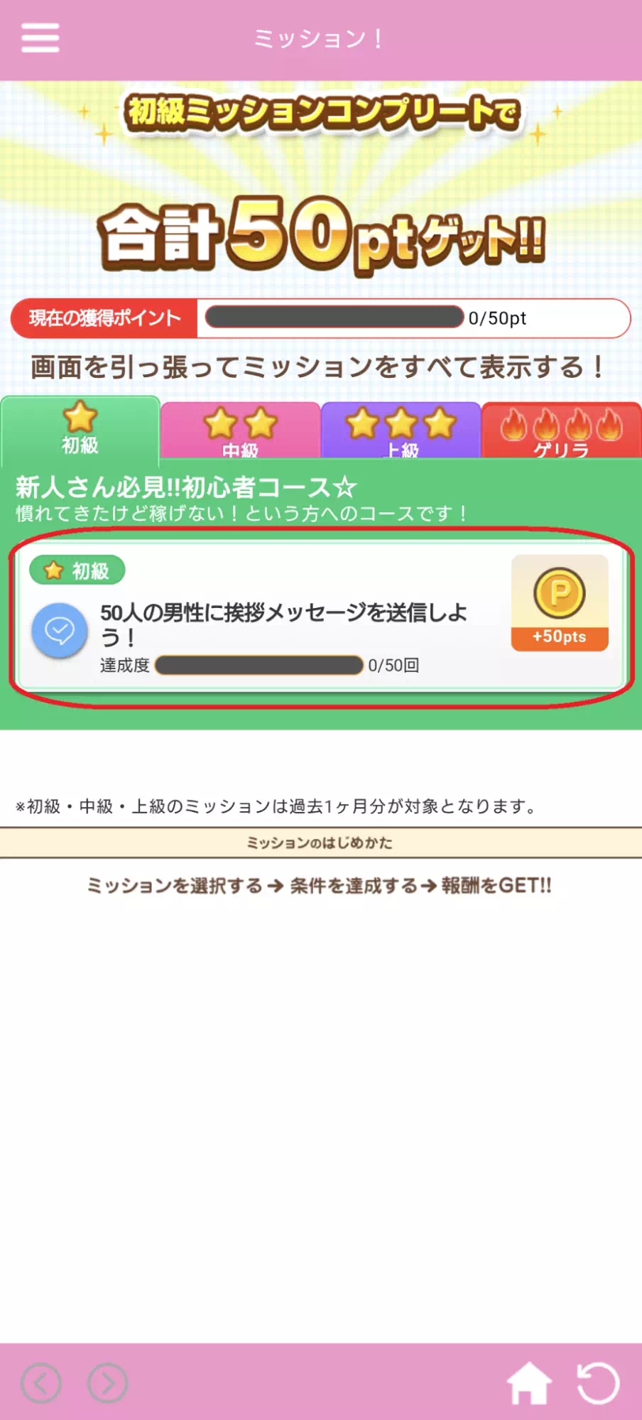 ベリーの初級ミッションのキャプチャ