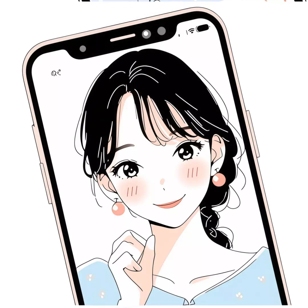 ポニーテールの画像