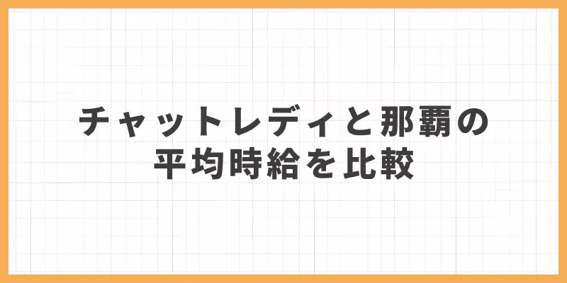 チャットレディと那覇の平均時給比較のバナー
