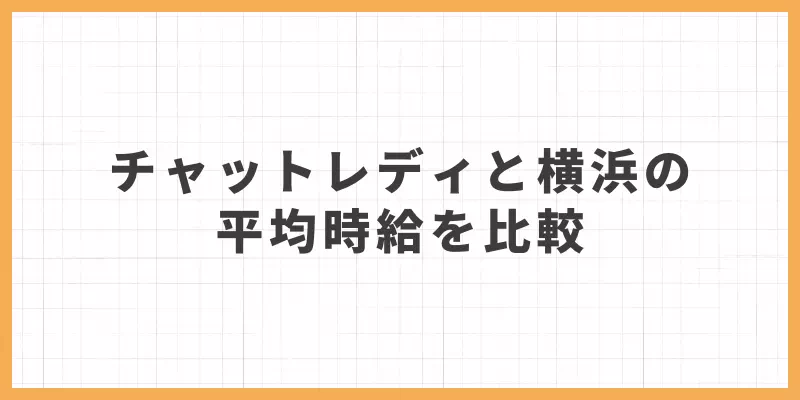 チャットレディ横浜平均時給比較画像