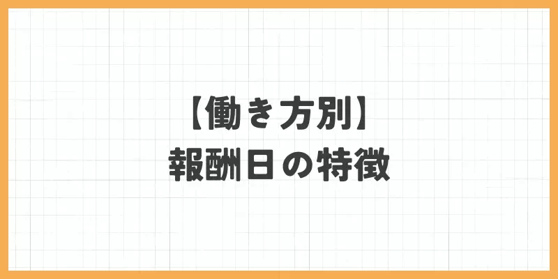 働き方別の画像
