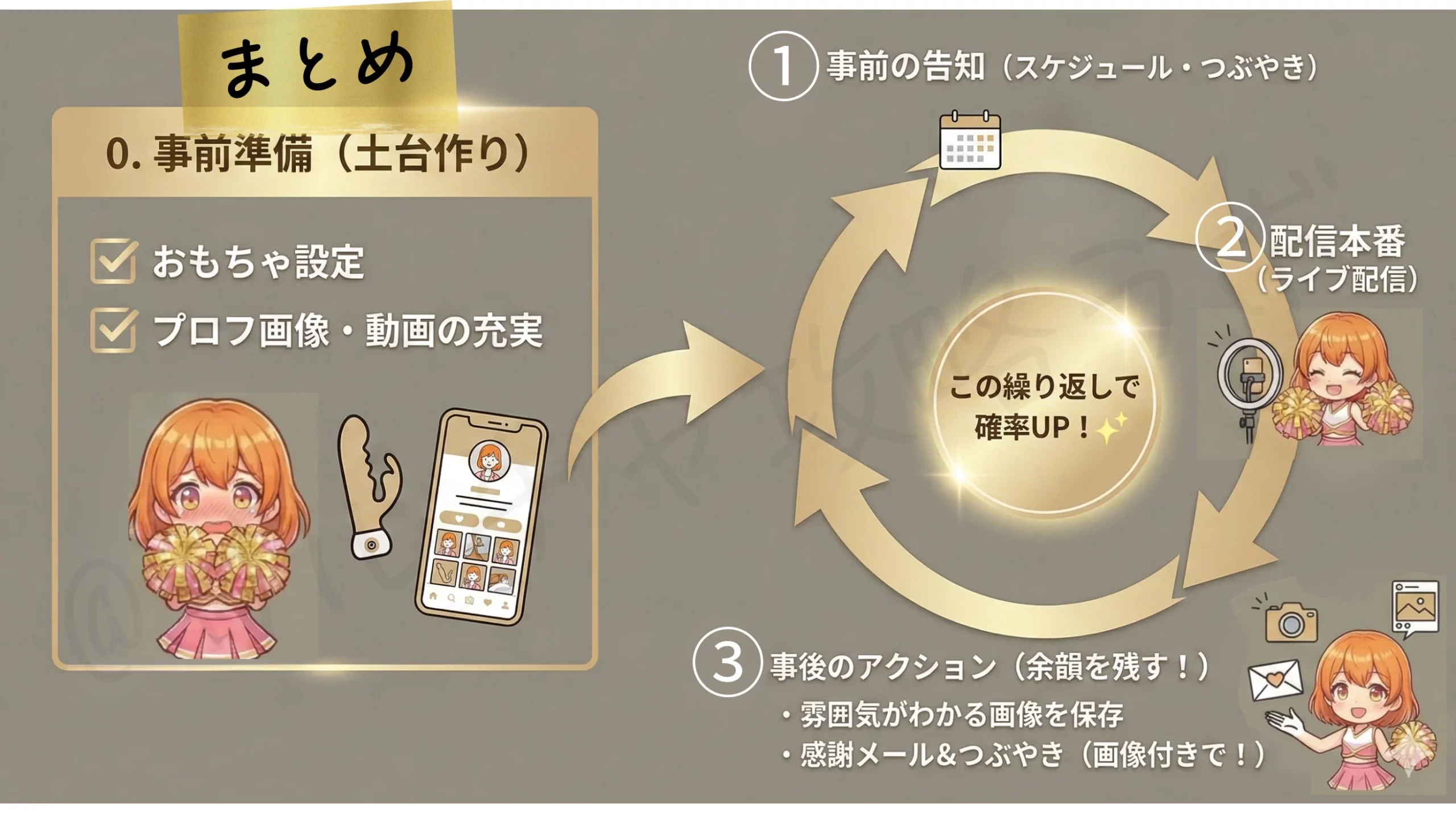 ガールズチャット「ライブ配信×おもちゃ」実践編まとめ