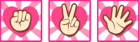 アイドル野球拳のじゃんけん時に表示する画像