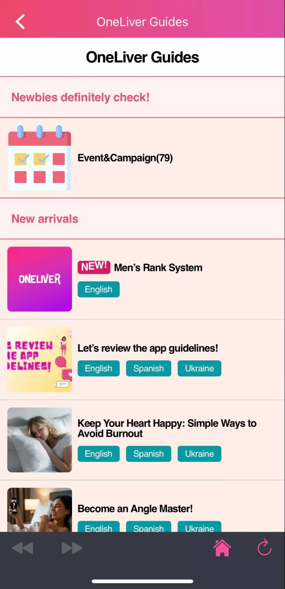ワンライバーの接客マニュアル